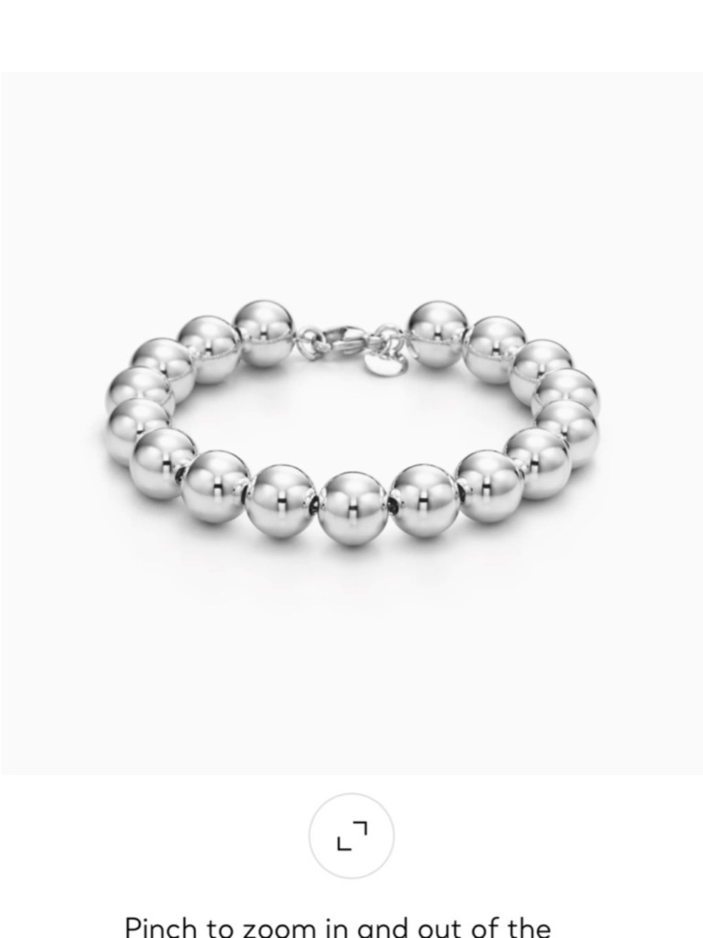 Tiffany & Co. Sterling Silver Beaded Bracelet - Silver